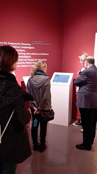 Vignette Kant in Halle mit Leuten